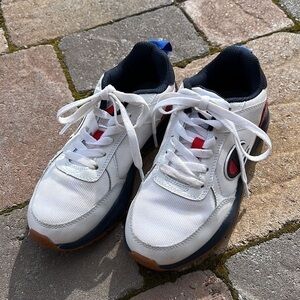 Champion Leather Textile Red White Blue Sneakers Running Shoe New Size 4 Unisex